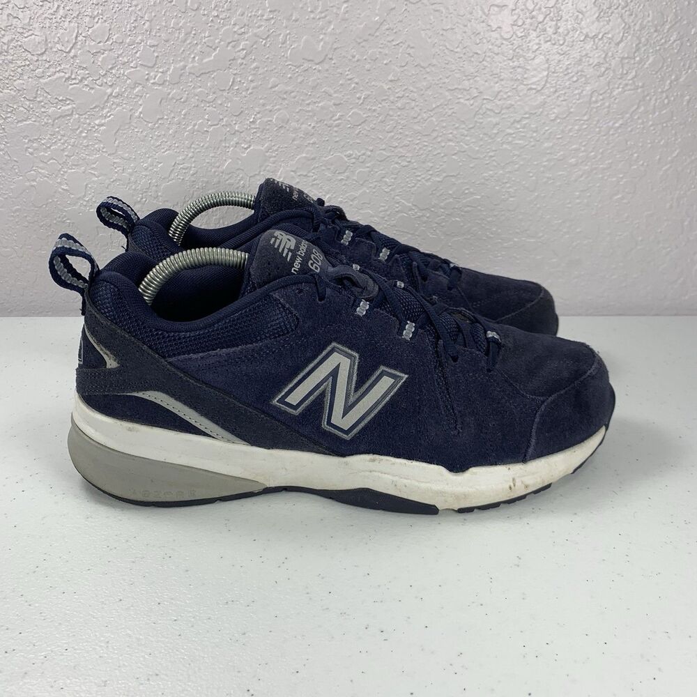 New Balance 608v5 Navy Blue Sneakers Mens 9.5 Suede MX608UN5
